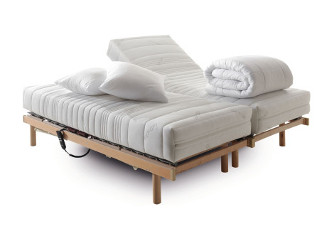 Ensemble relaxation électrique 140X190 OU 160X190CM