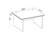 Bureau malte 180 gris