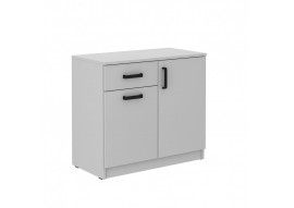 Commode basse gris