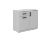 Commode basse gris