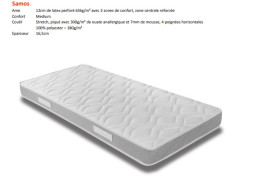 matelas latex samos