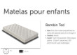 Matelas bambin Ted