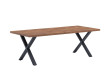 Table  pieds métal X