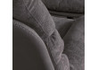 Fauteuil balancier + pouf cady gris