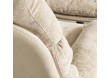 Fauteuil balancier + pouf cady beige