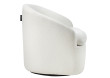 Fauteuil pivotant louan blanc