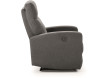 Fauteuil de relaxation électrique almera tissu gris foncé