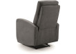 Fauteuil de relaxation électrique almera tissu gris foncé