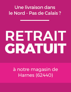 Retrait gratuit en magasin